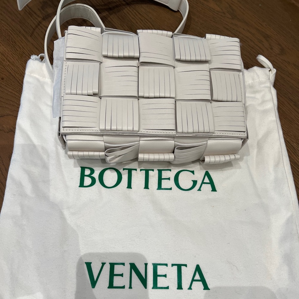 Bottega Veneta White Purse